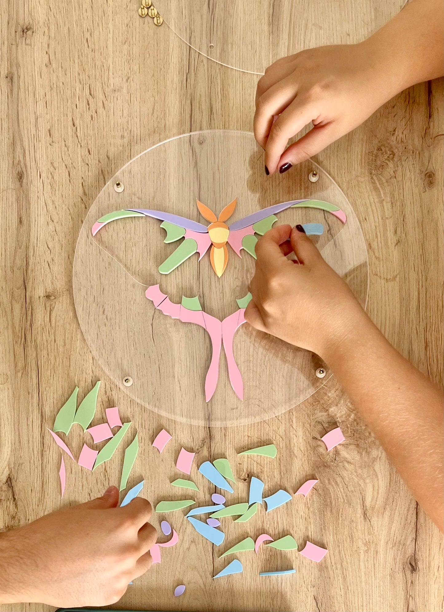Pastel Butterfly Puzzle