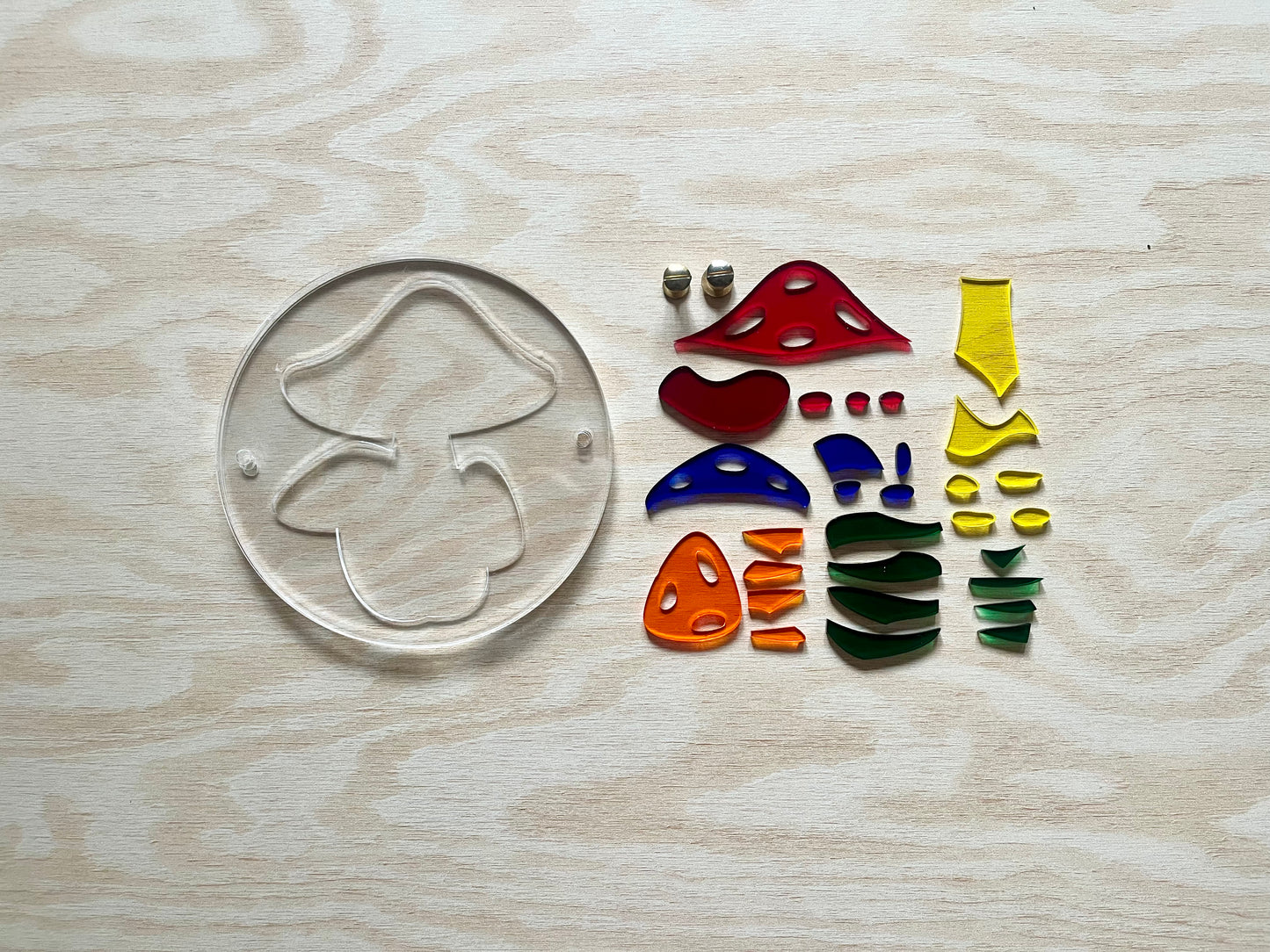 Pastel Mushrooms Puzzle