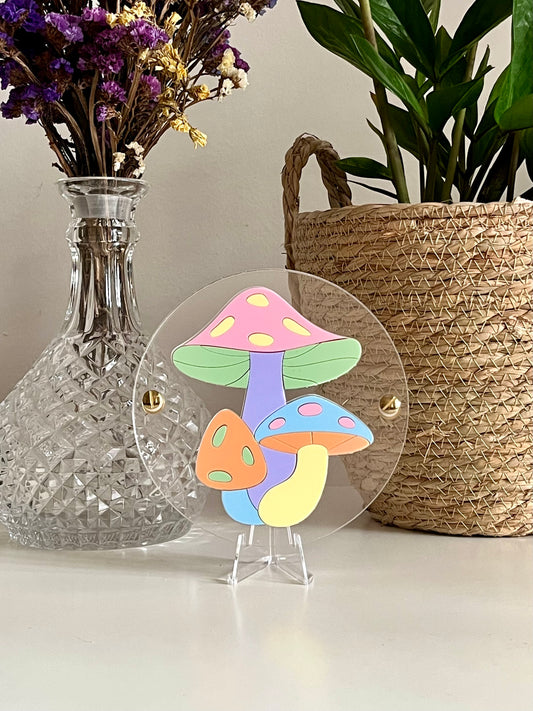 Pastel Mushrooms Puzzle